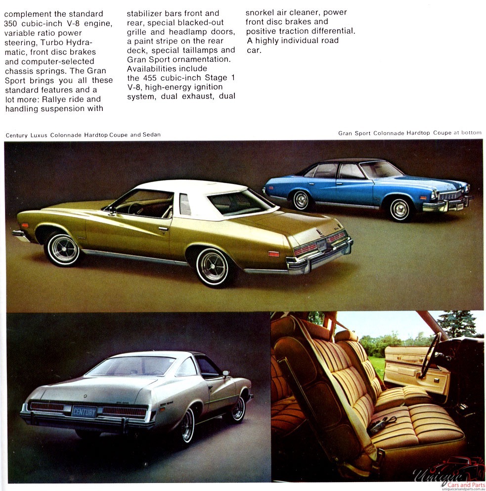 1974 Buick Century Brochure Page 4